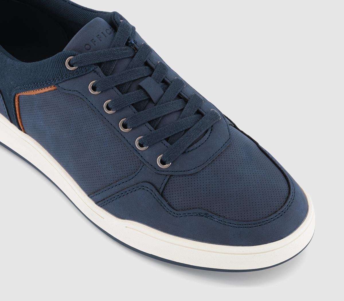 OFFICE Cavendish 6 Eye Trainers Navy - Men's Trainers