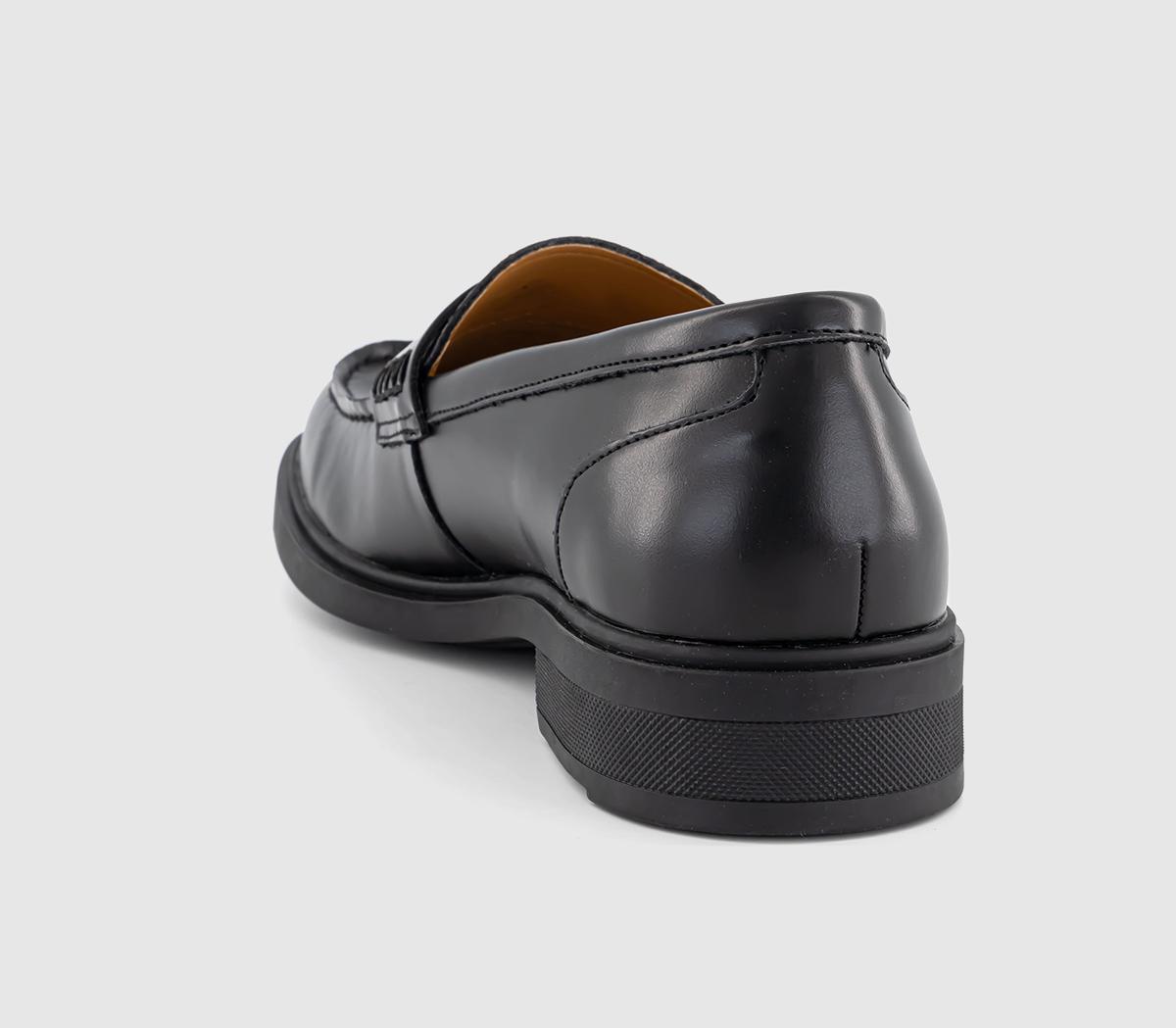 OFFICE Malta Apron Loafers Black - Men’s Smart Shoes