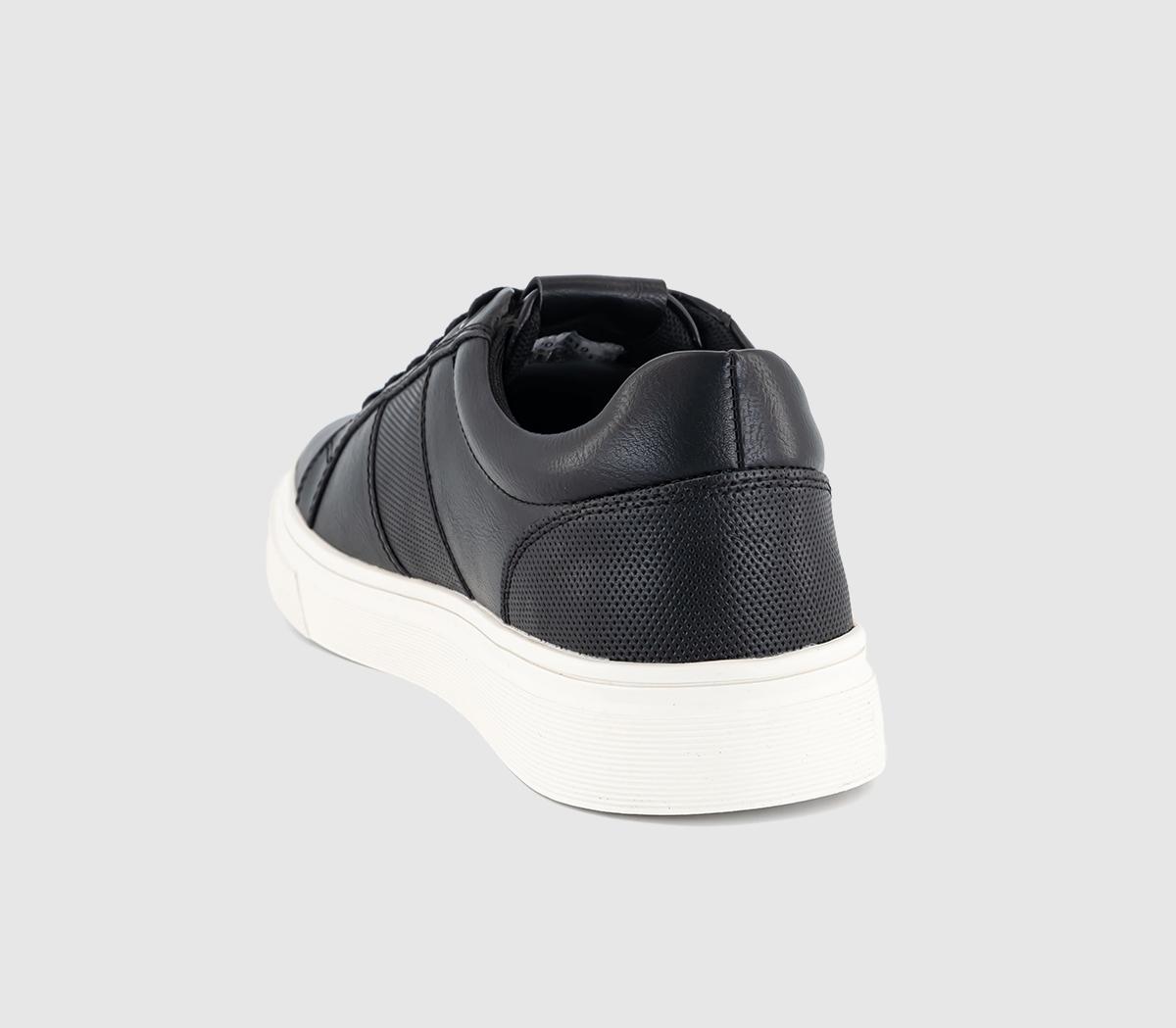 OFFICE Conor Tonal Stripe Trainers OFFICE Conor Tonal Stripe Trainers Black