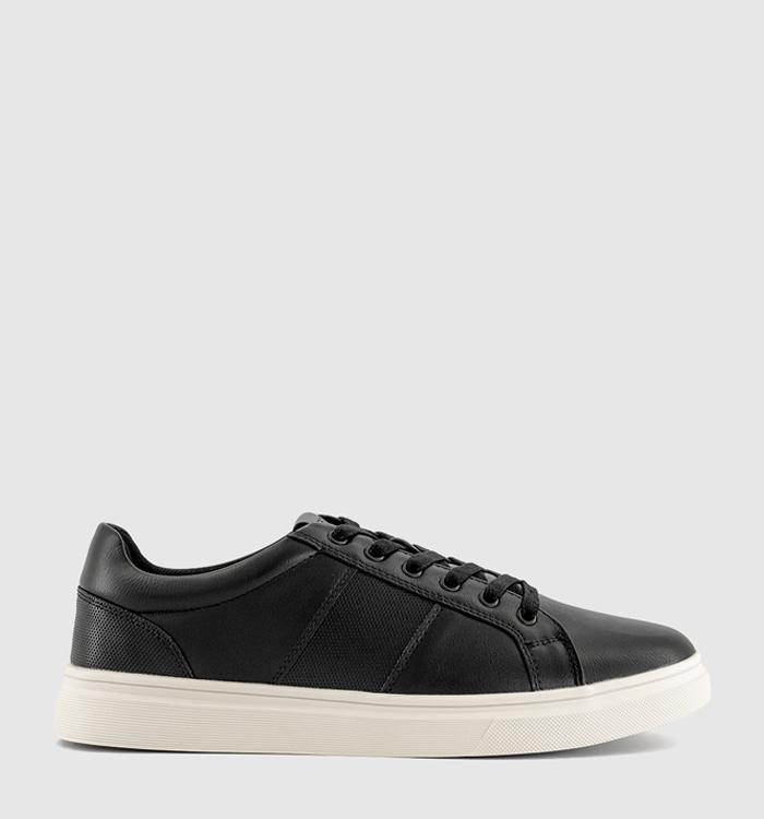 OFFICE Conor Tonal Stripe Trainers New Black