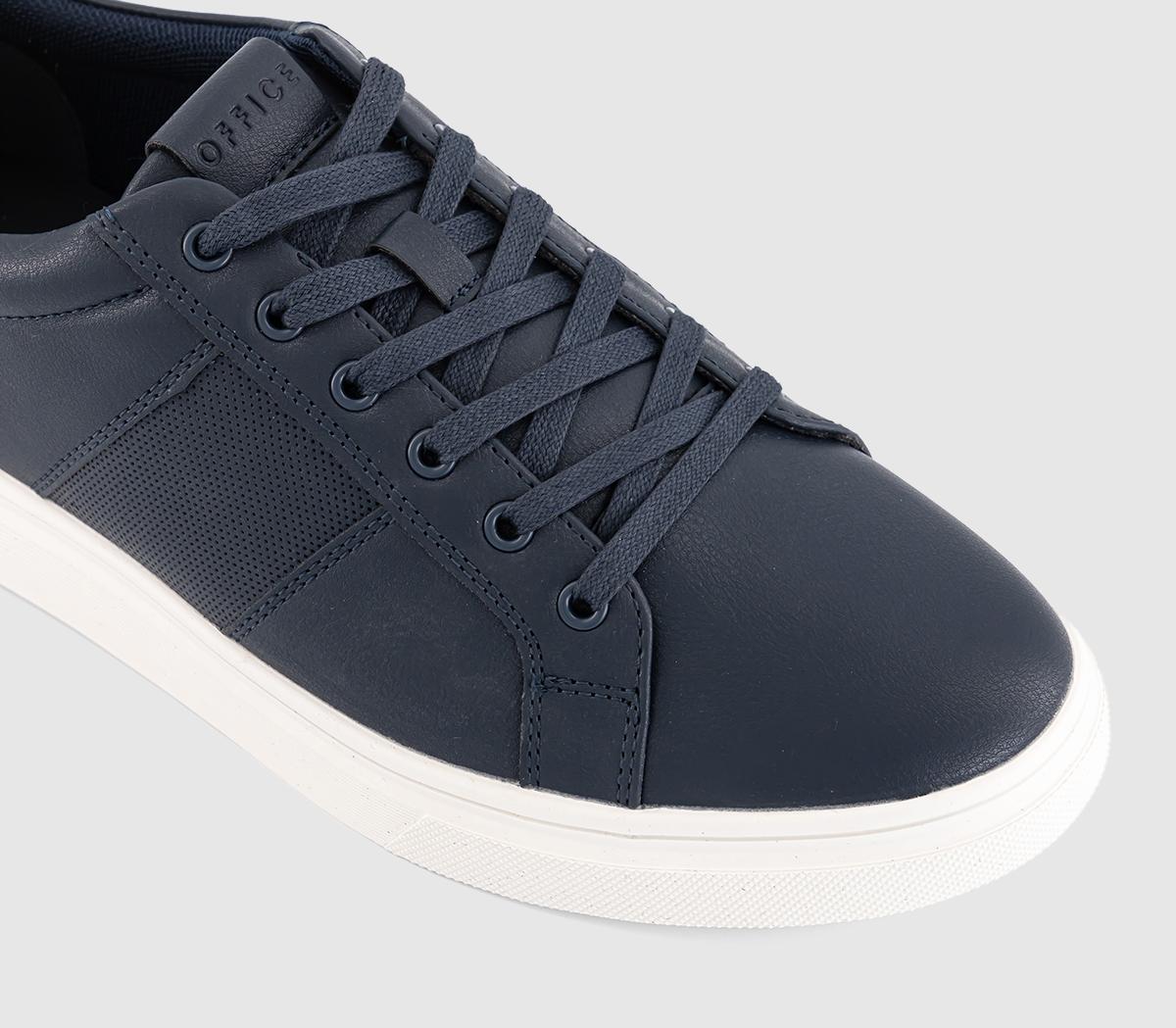 OFFICEConor Tonal Stripe Trainers OFFICEConor Tonal Stripe TrainersNavy