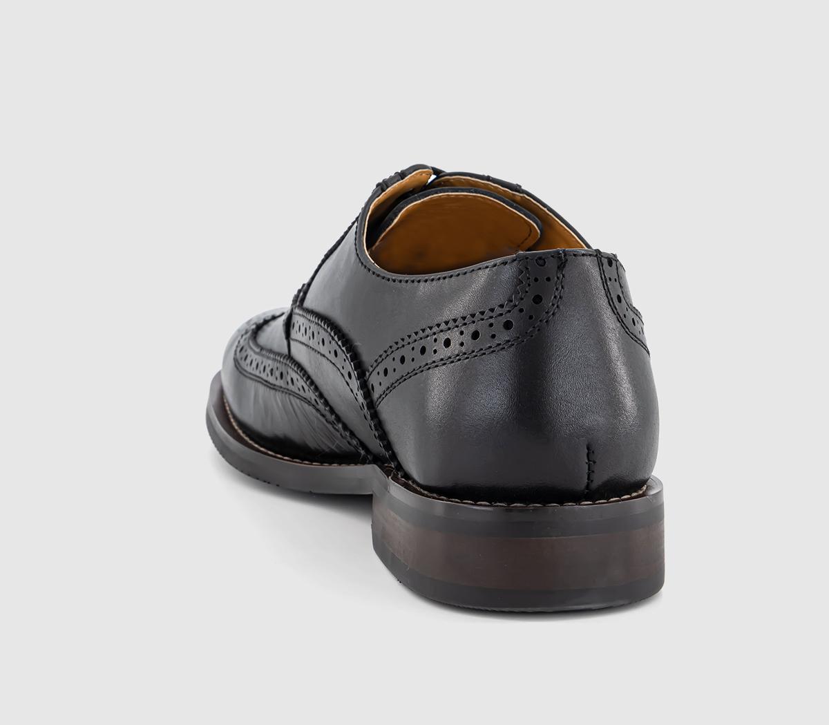OFFICEMariner Wingcap Brogue Shoes OFFICEMariner Wingcap Brogue ShoesBlack Leather