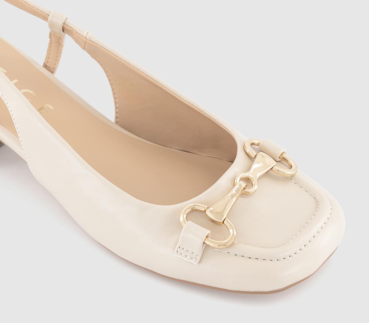 OFFICEMontana Slingback Trim Court Heels OFFICEMontana Slingback Trim Court HeelsOff White