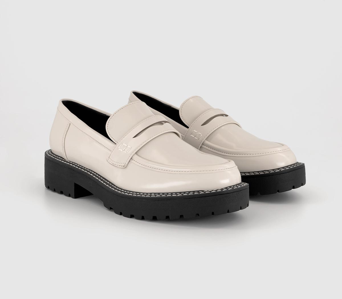 OFFICE Forli Chunky Loafers White - Flat Shoes for Women