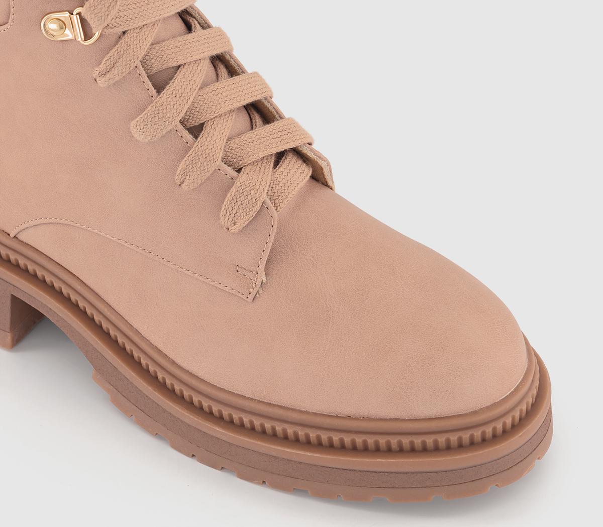 OFFICEAdventure Padded Cuff Hiker BootsBlush