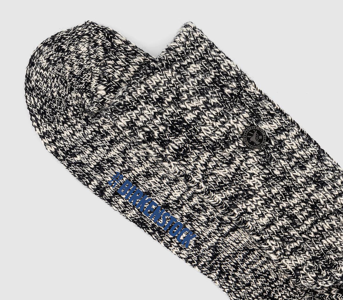 BIRKENSTOCK Cotton Slub Socks W BIRKENSTOCK Cotton Slub Socks W Black Grey