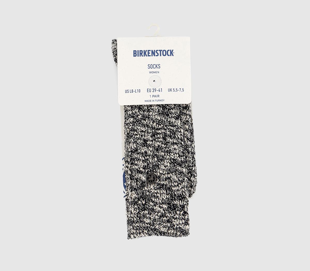 BIRKENSTOCK Cotton Slub Socks W BIRKENSTOCK Cotton Slub Socks W Black Grey