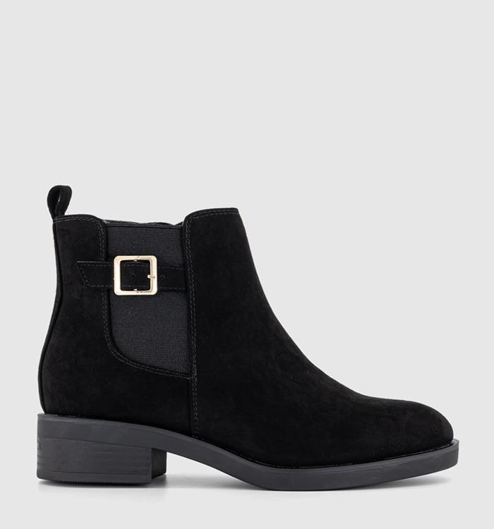 OFFICE Arise Buckle Detail Boots Black