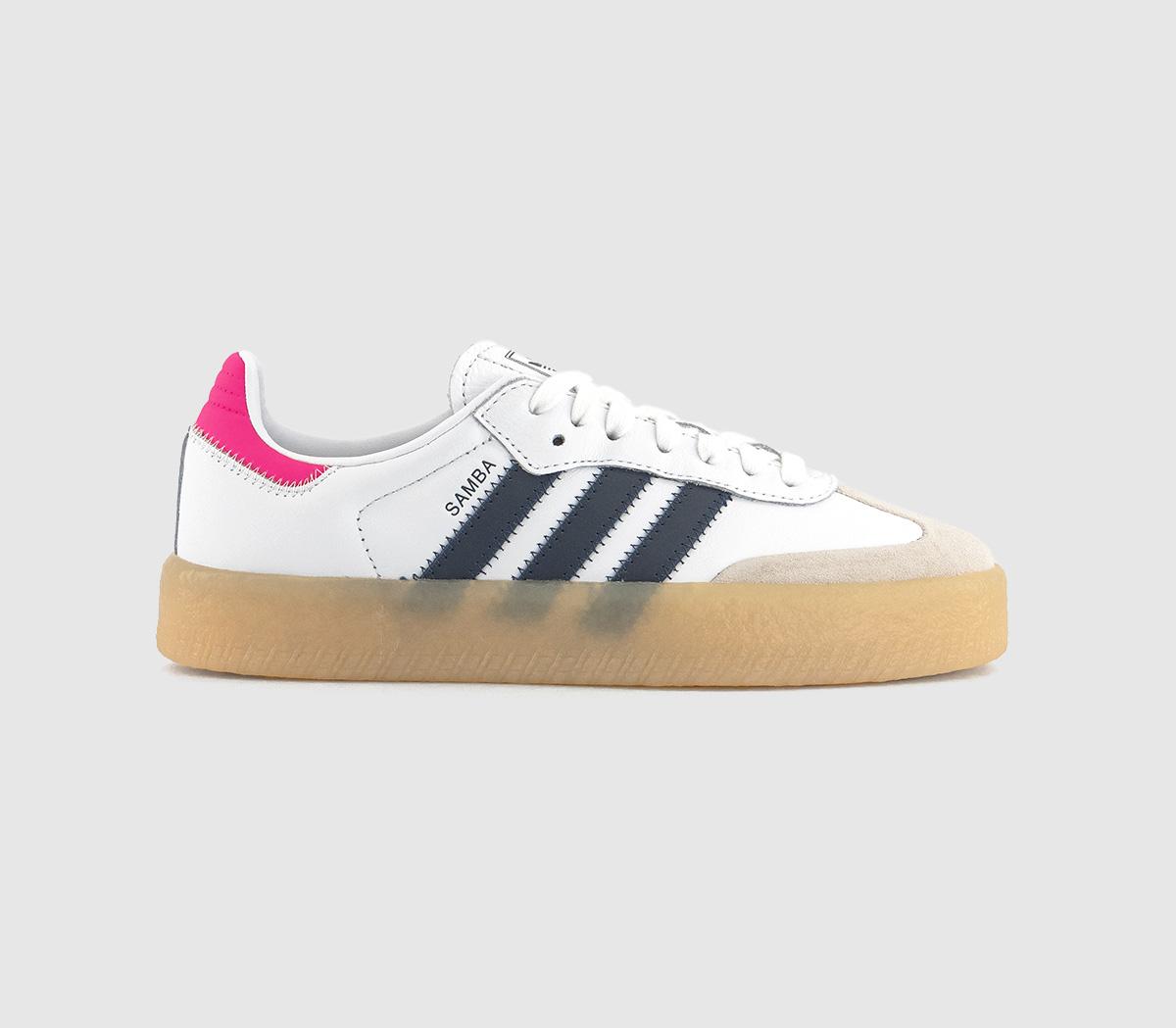 adidasSambae Trainers adidasSambae TrainersWhite Night Indigo Pink Gum