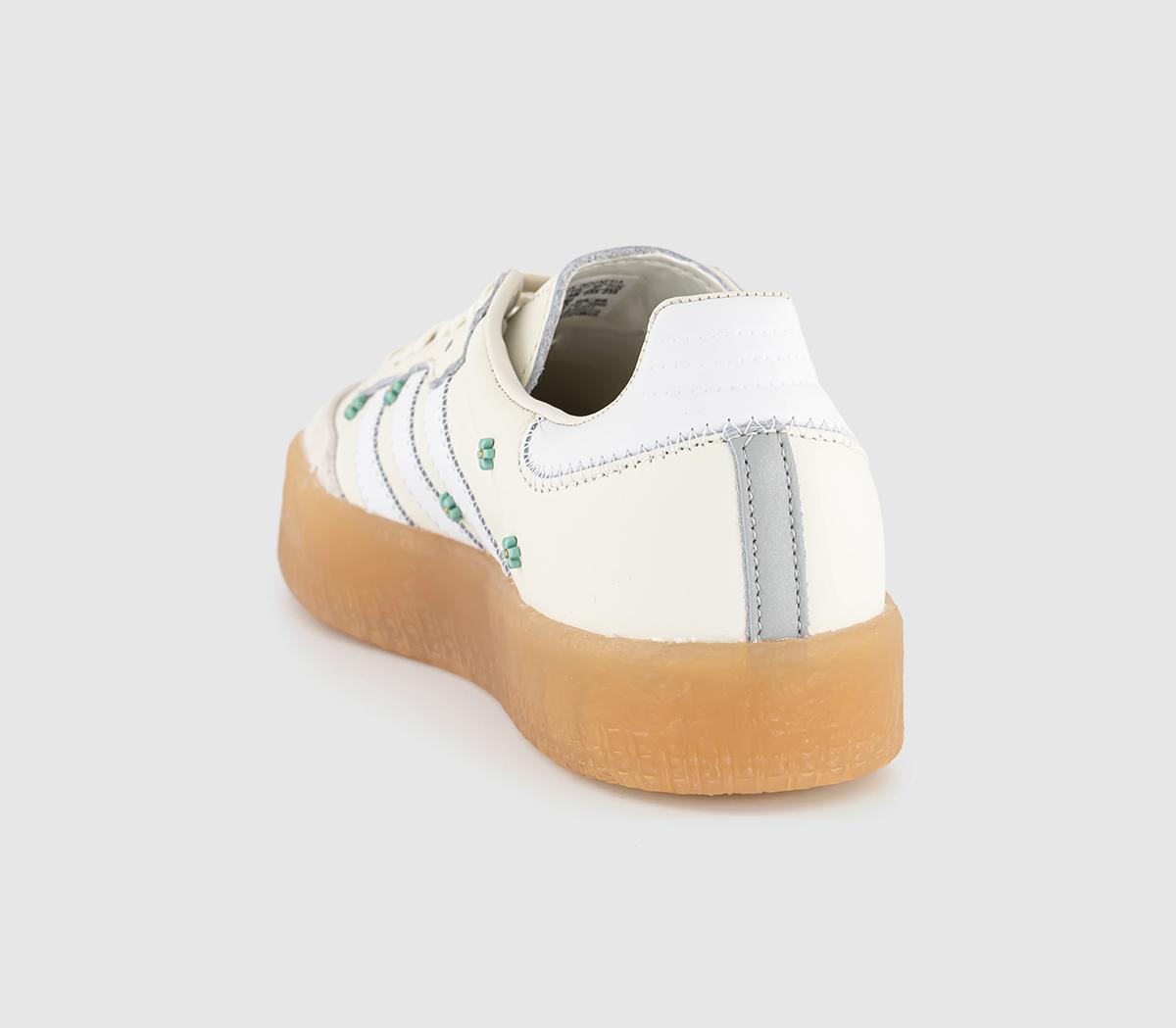 adidasSambae TrainersOffwhite White Clear Mint