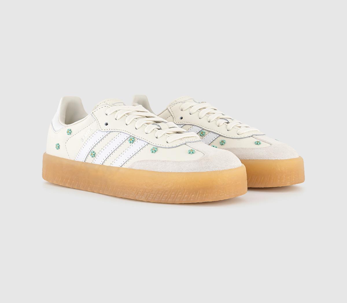 adidasSambae TrainersOffwhite White Clear Mint