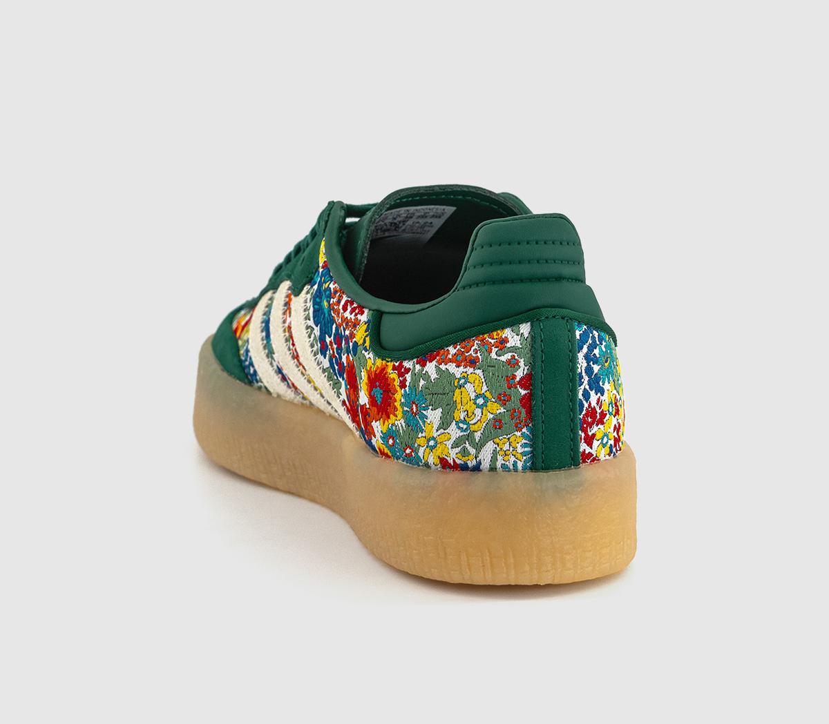 adidas addias x Liberty London Sambae Trainers adidas addias x Liberty London Sambae Trainers Clear Sky White Gum