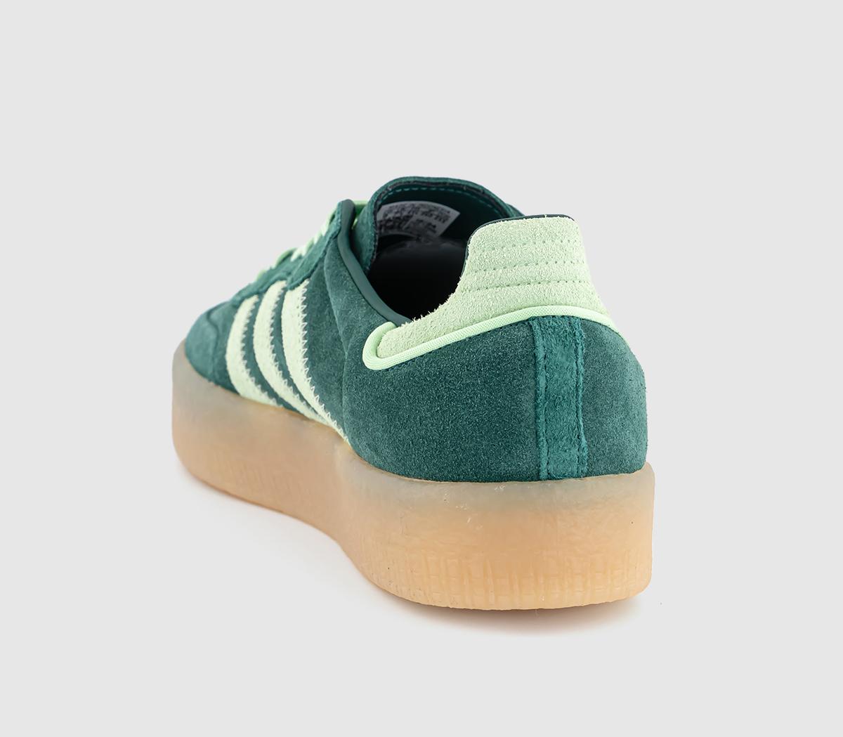 adidasSambae Trainers adidasSambae TrainersDark Green Lime Green Gum