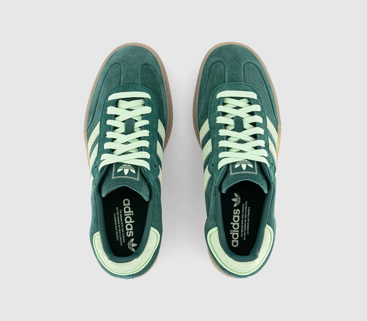 adidasSambae Trainers adidasSambae TrainersDark Green Lime Green Gum