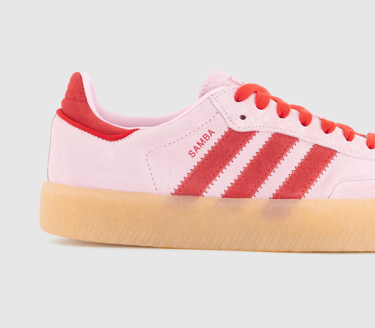 adidas Sambae Trainers adidas Sambae Trainers Bliss Pink Red Gum
