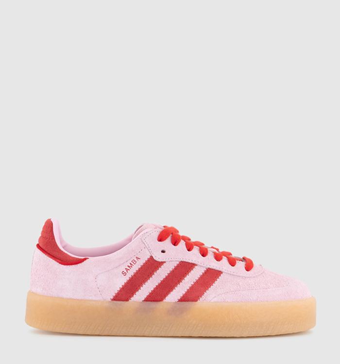 adidas Sambae Trainers Bliss Pink Red Gum