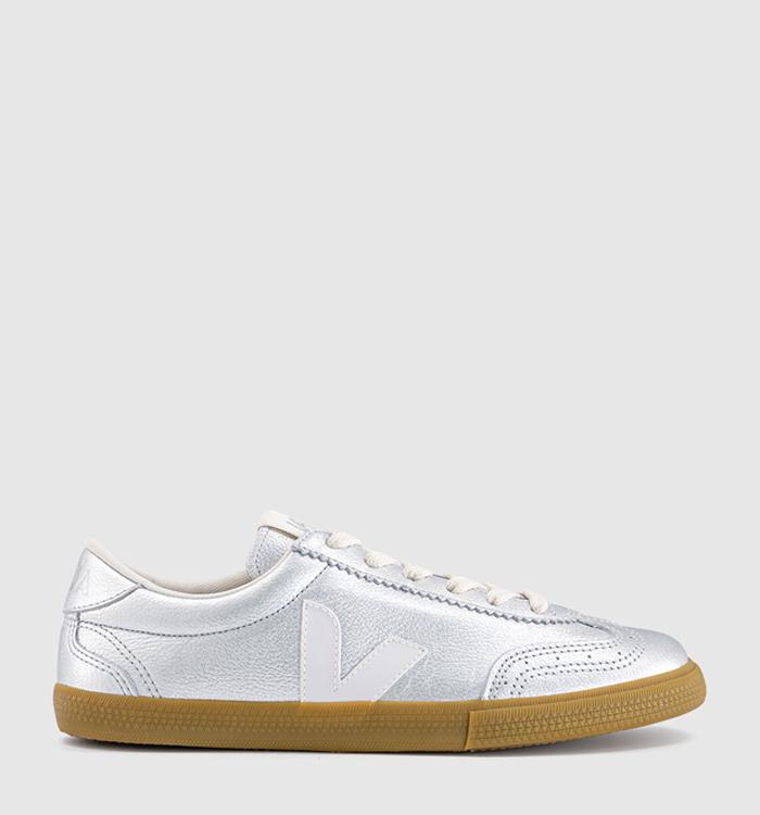 VEJA Volley Trainers Silver White Natural F