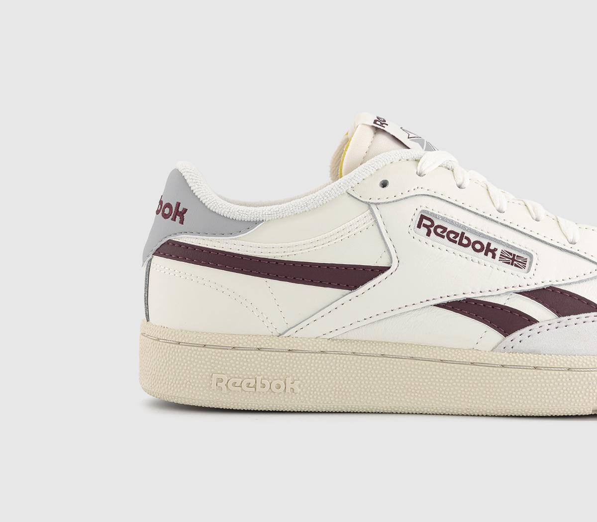 ReebokClub C Revenge TrainersChalk Classic Maroon Pure Grey