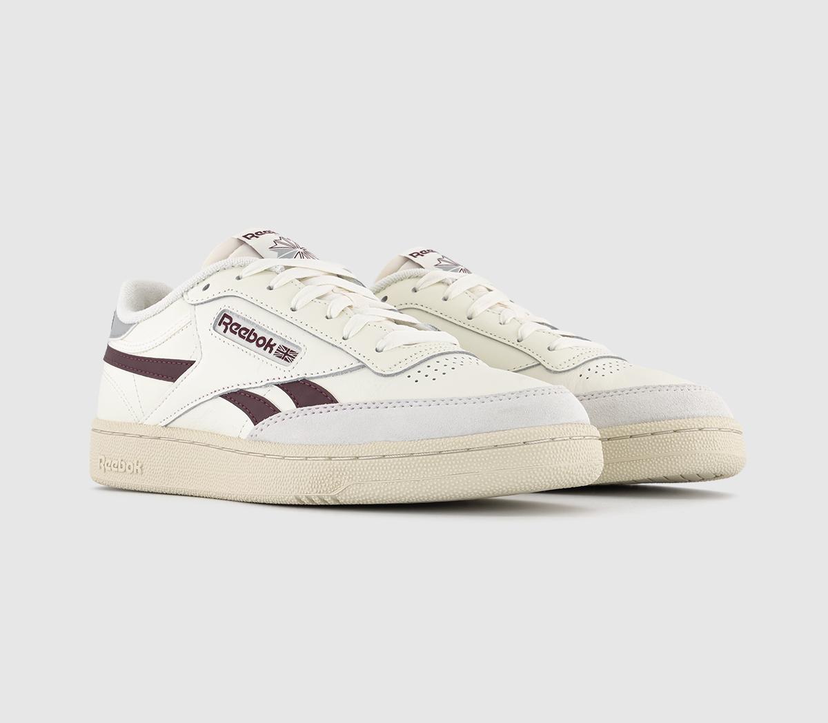 ReebokClub C Revenge TrainersChalk Classic Maroon Pure Grey