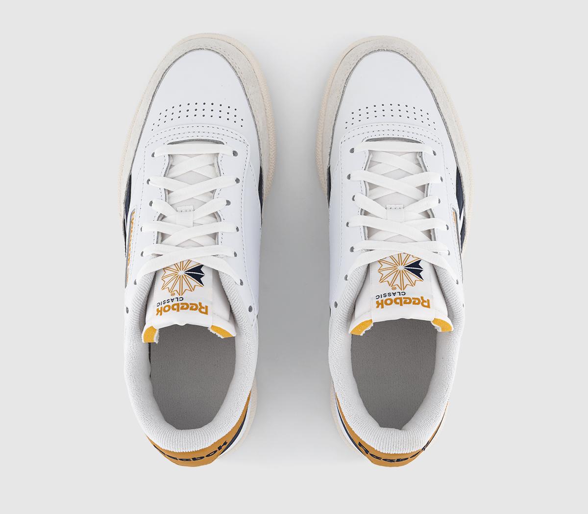 ReebokClub C Revenge TrainersWhite Vector Navy Retro Gold