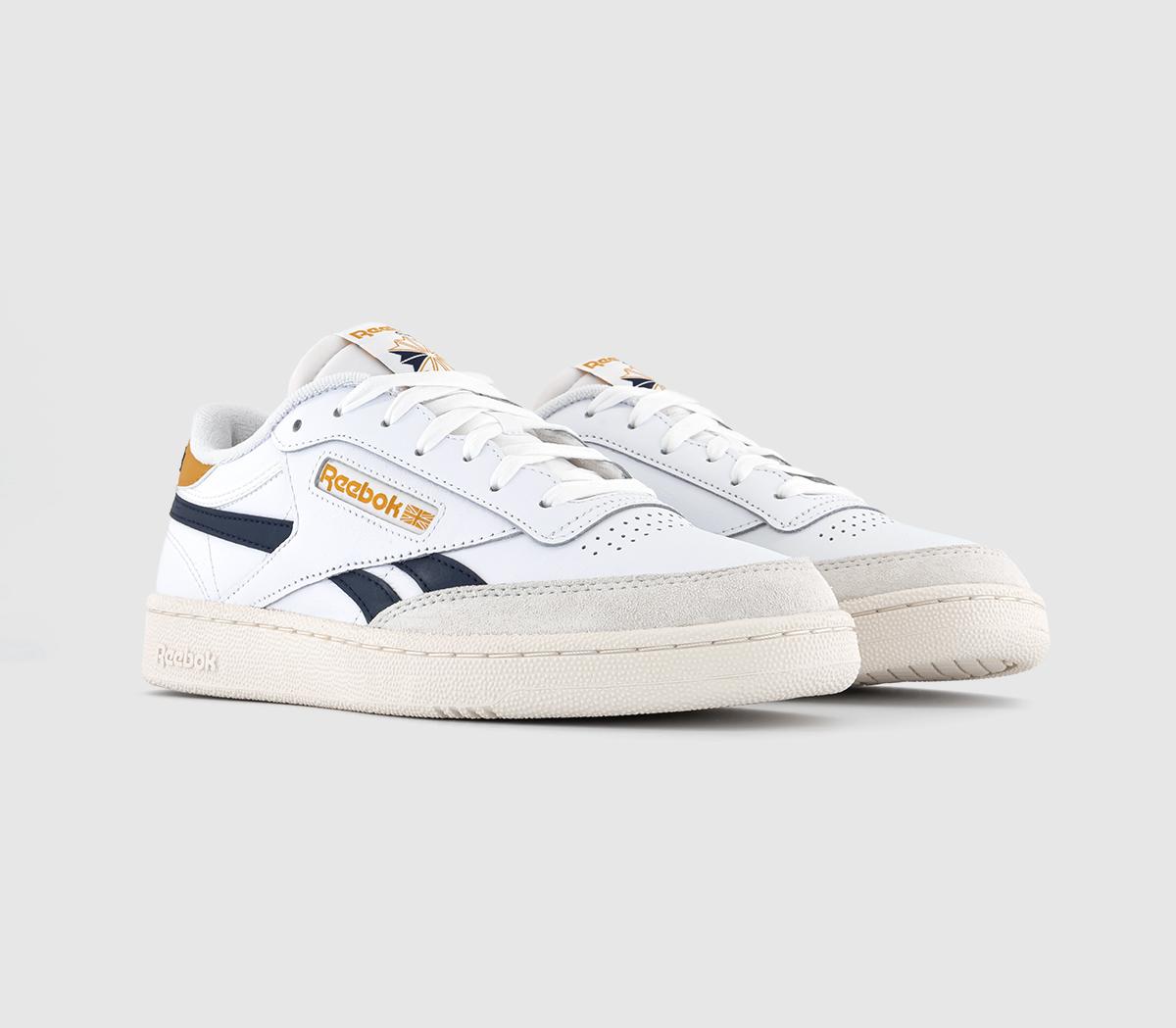 ReebokClub C Revenge TrainersWhite Vector Navy Retro Gold