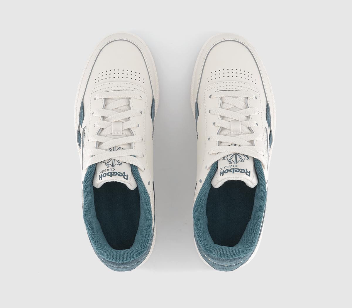 ReebokClub C Revenge Trainers Chalk Chalk Hoops Blue