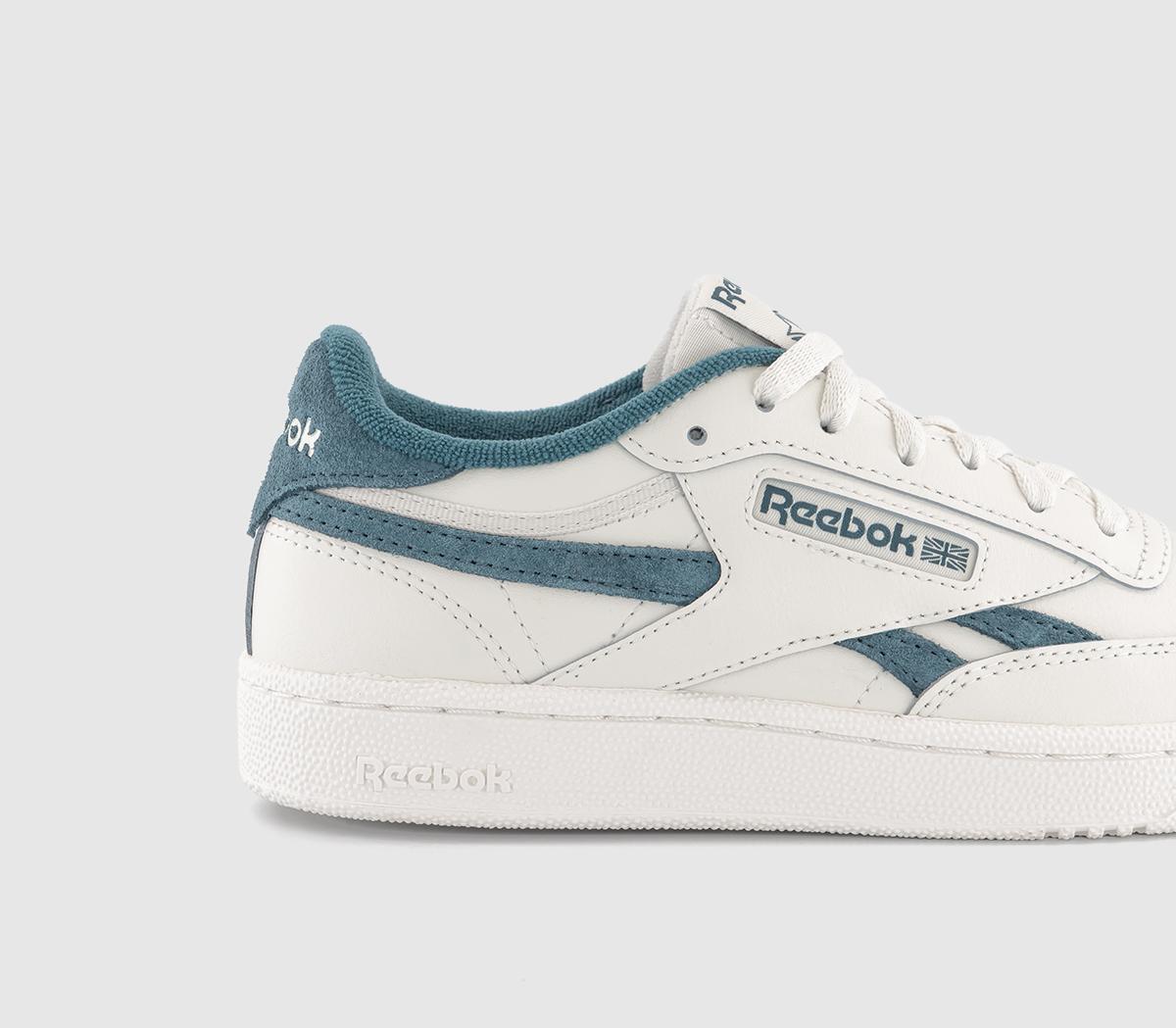 Reebok Club C Revenge Trainers Chalk Chalk Hoops Blue - Men's Trainers