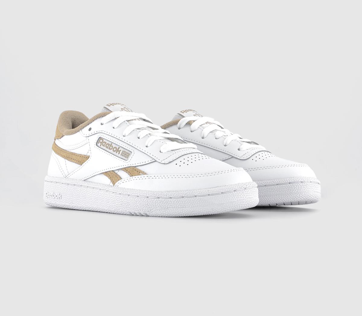 ReebokClub C Revenge Trainers White White Boulder Beige