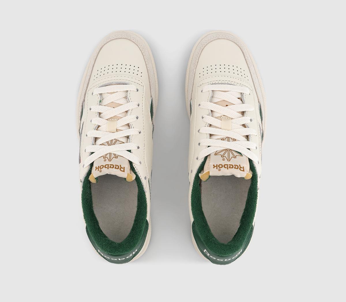 Reebok Club C Revenge Trainers Reebok Club C Revenge Trainers Vintage Chalk Dark Green