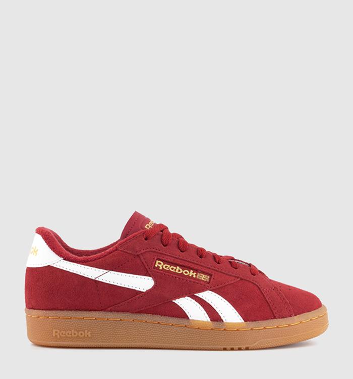 Reebok Club C Grounds Trainers Flash Red Gum