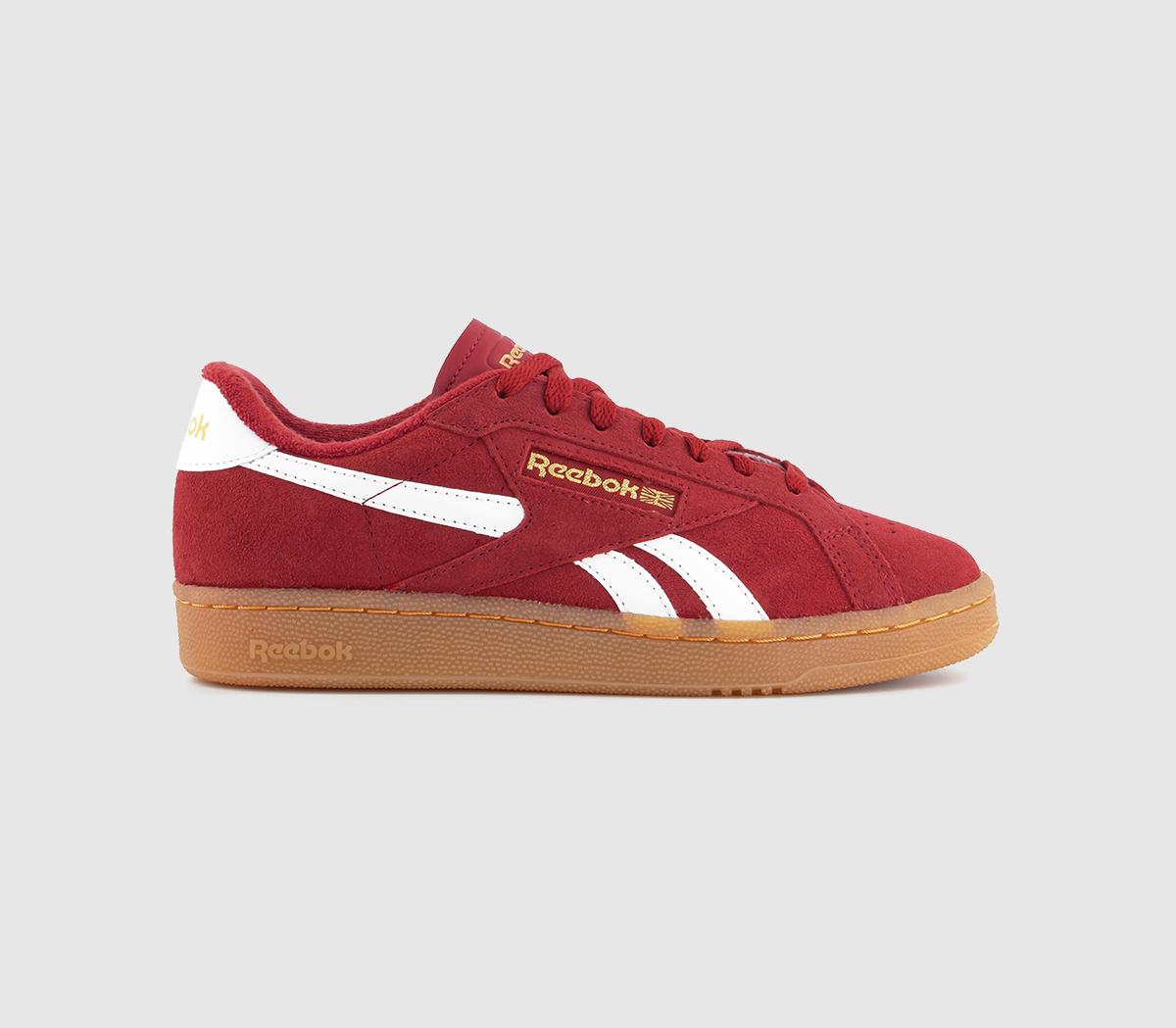 Reebok Club C Grounds Trainers Flash Red Gum Women s Trainers