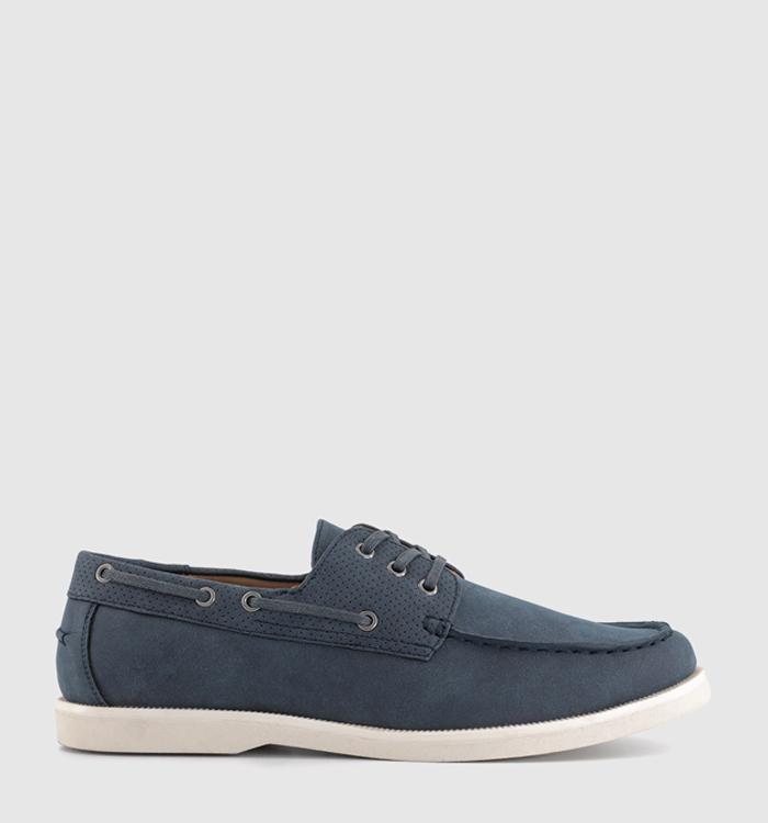 OFFICE Creedon Boat Shoes Navy