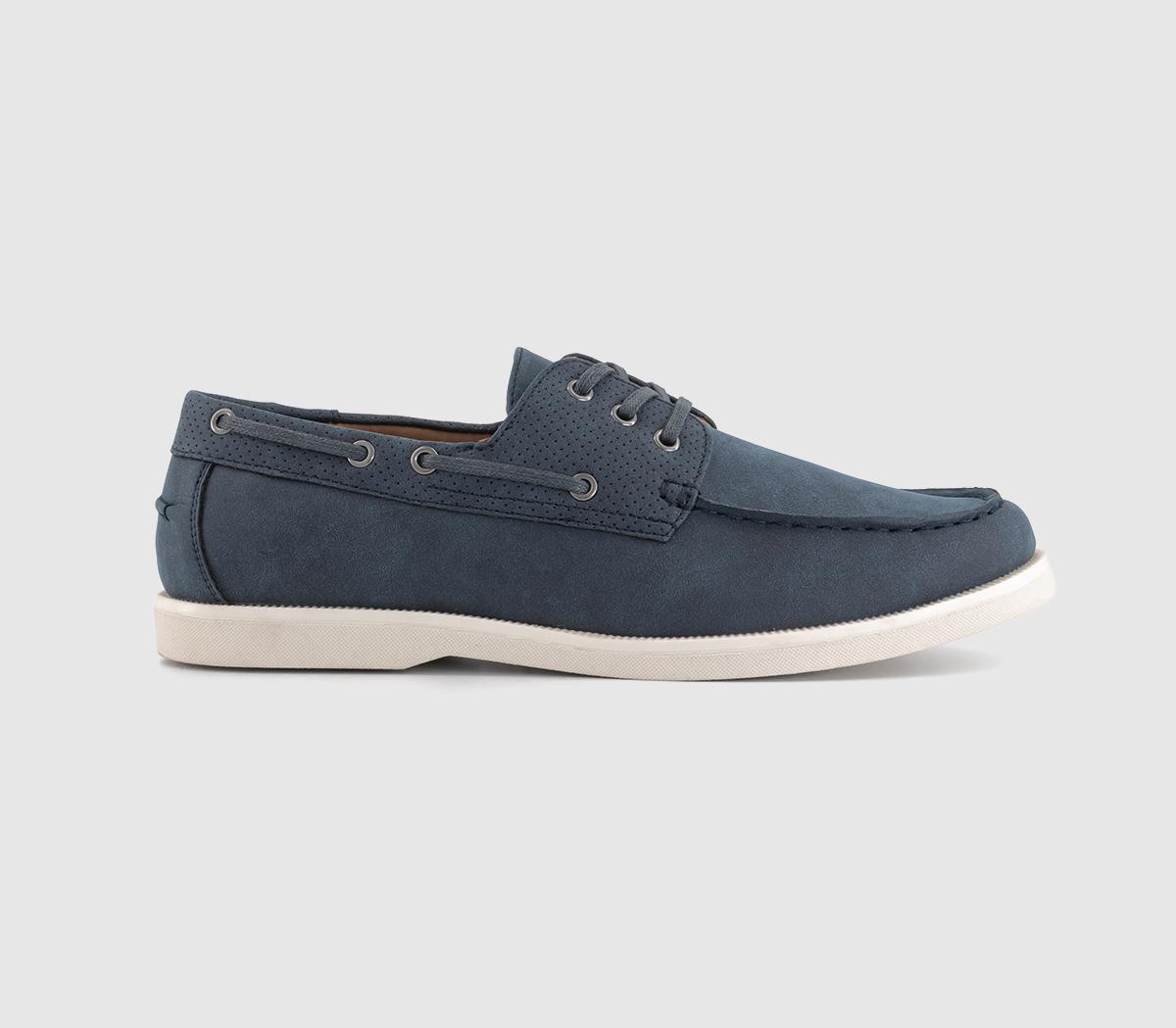 Creedon Boat Shoes Navy Blue