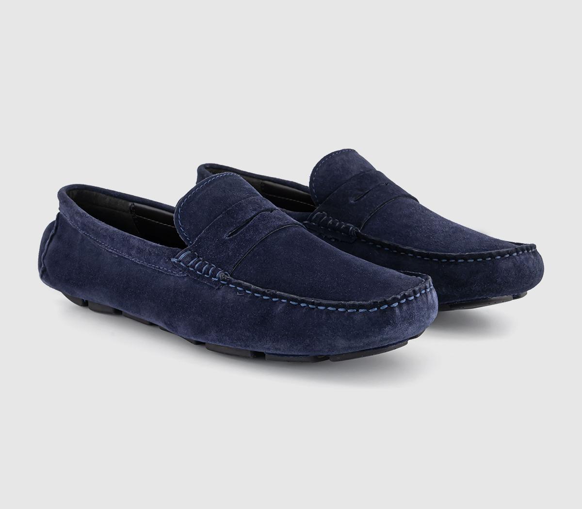 OFFICECliveden Suede Driving Shoes OFFICECliveden Suede Driving ShoesNavy Suede