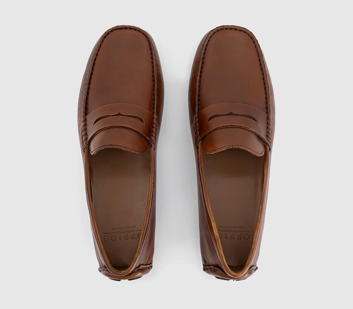 OFFICECliveden Driving Shoes OFFICECliveden Driving ShoesTan Leather