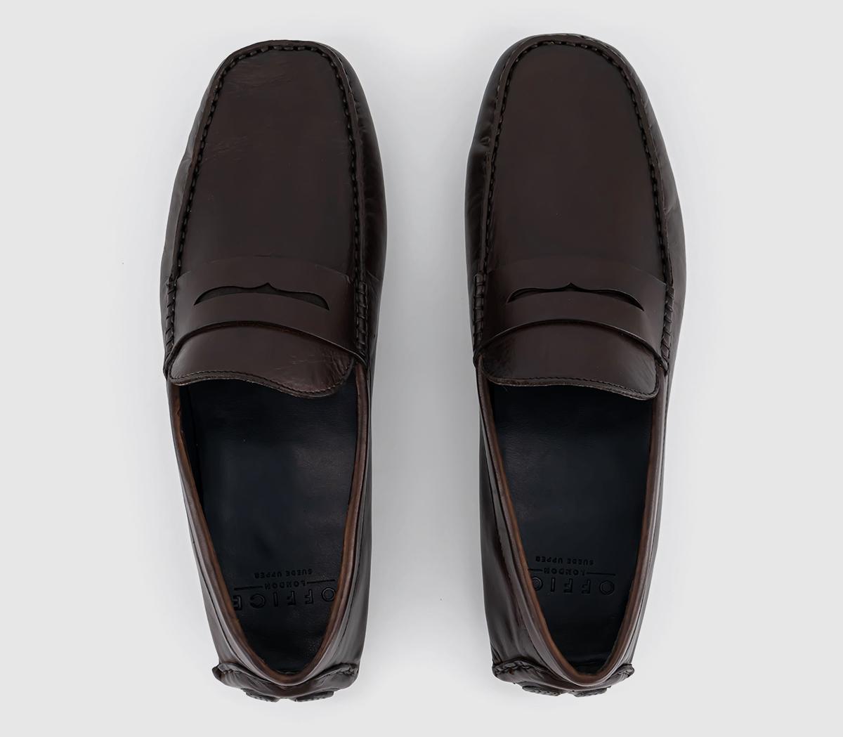 OFFICECliveden Driving Shoes OFFICECliveden Driving ShoesBrown Leather