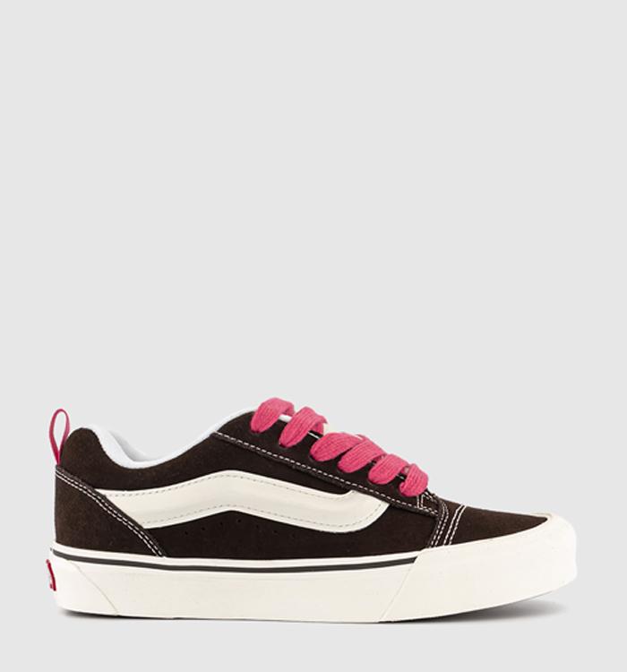 Womens black and pink on sale vans