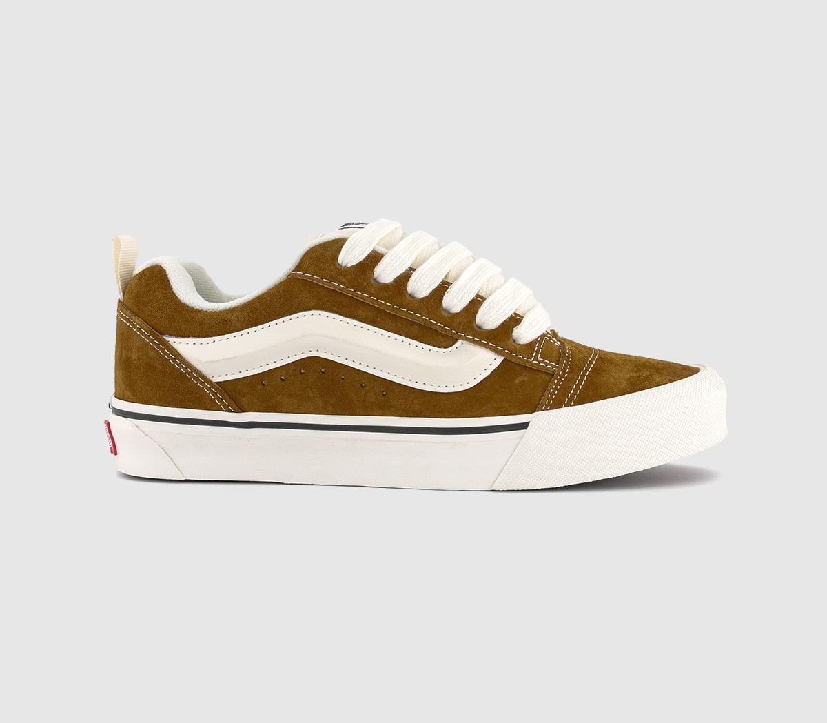 Vans Mens Knu Skool Trainers Suede Brown, 11