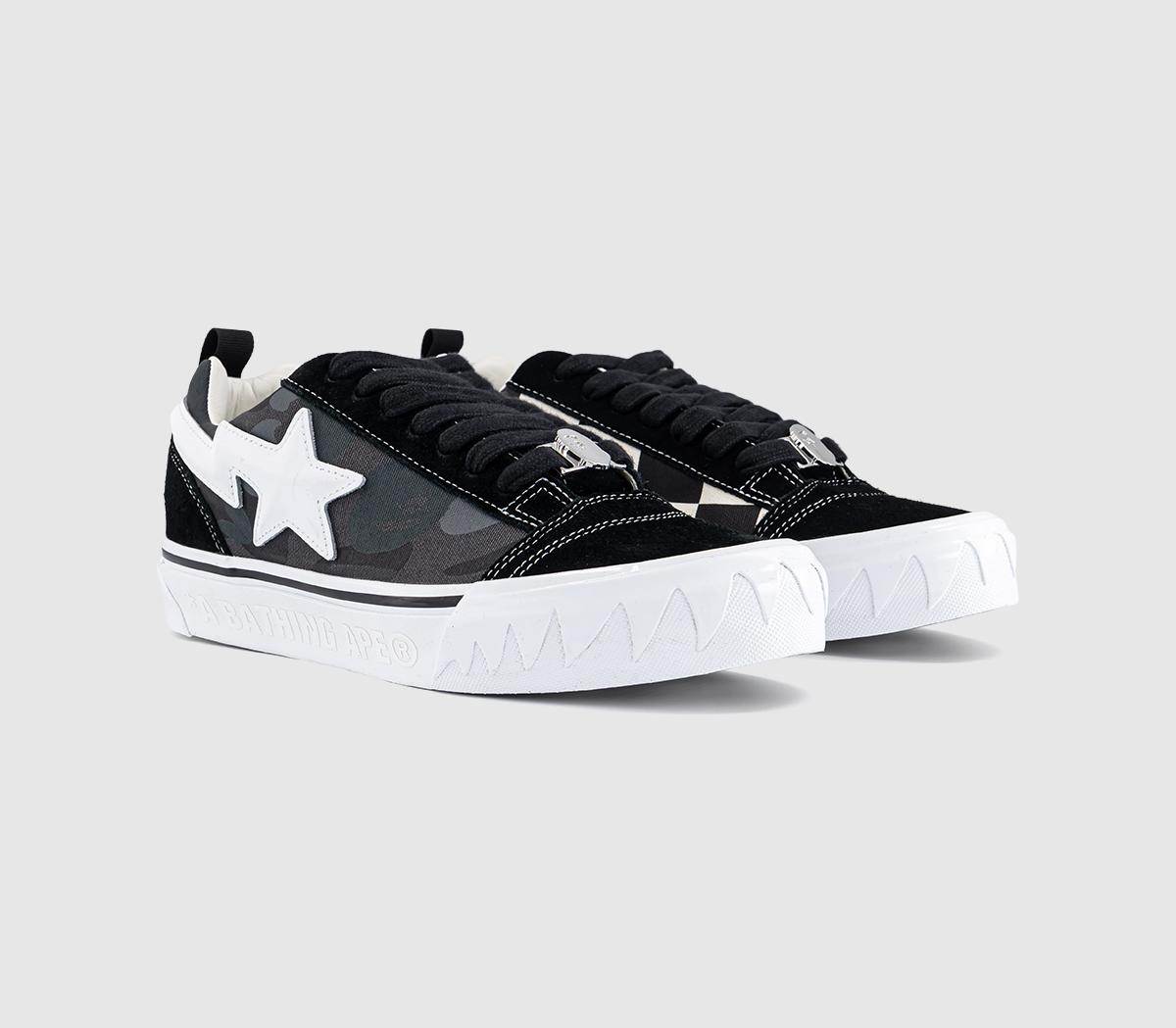 VansKNU Skool x BAPEBape Black Camo