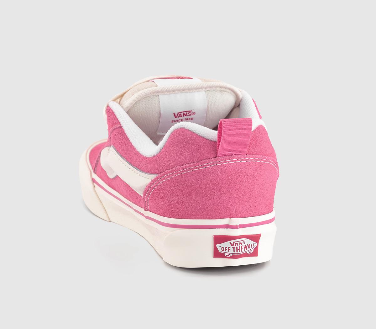 Vans Knu Skool Trainers Vans Knu Skool Trainers Retro Color Pink True White