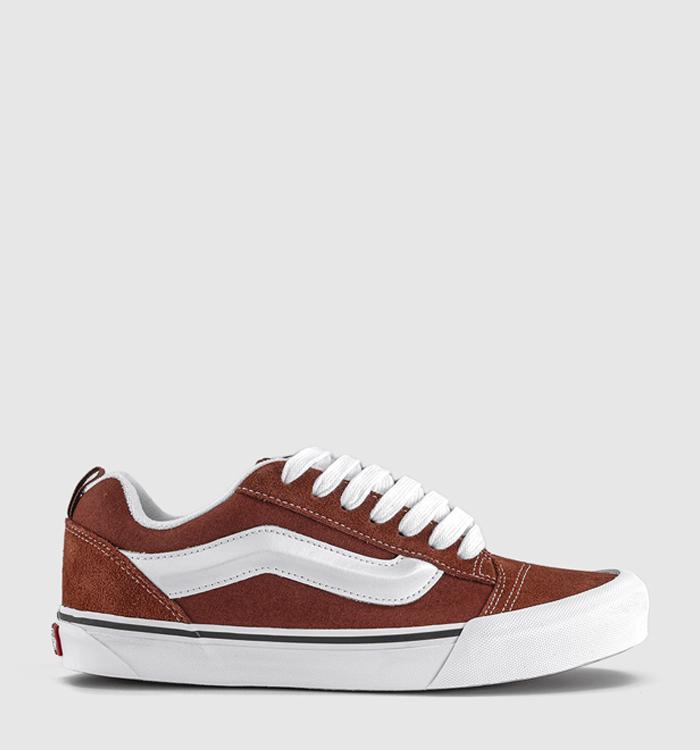 Vans Knu Skool Trainers Rust Bronze