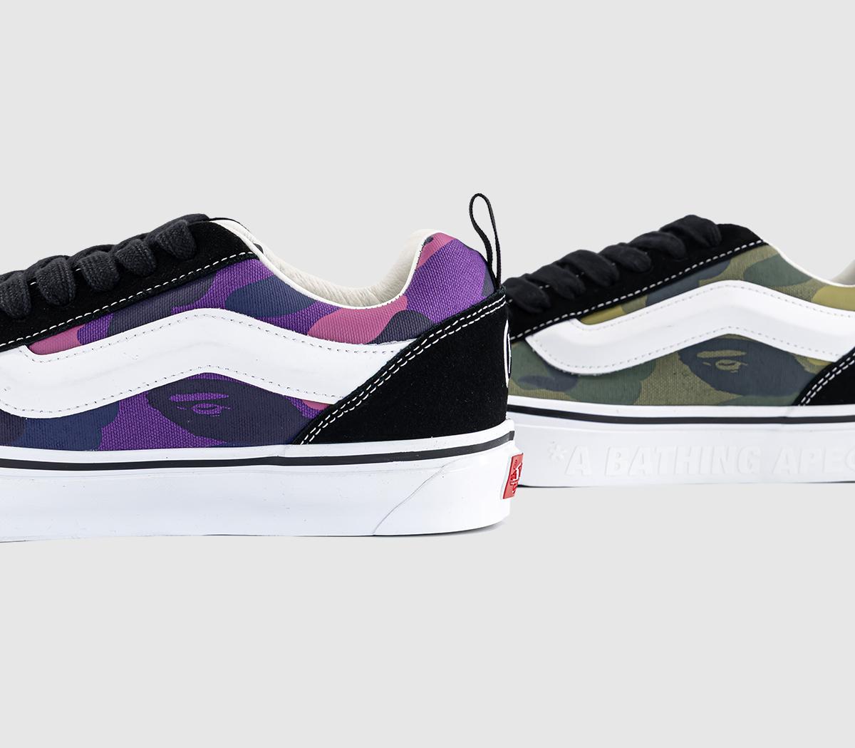 VansKnu Skool x BAPEBape Multi Camo