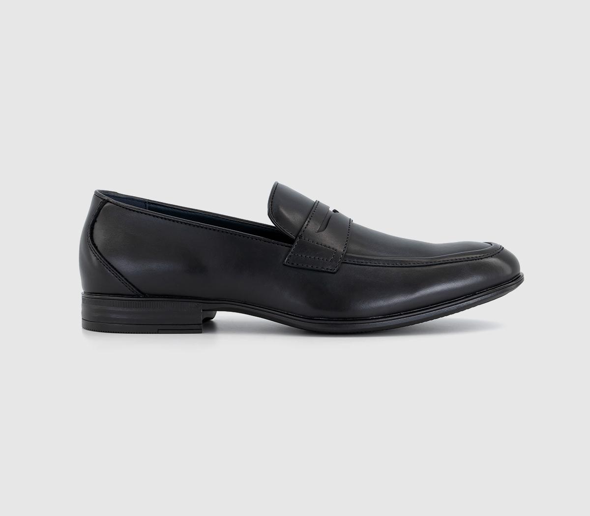 OFFICE Manning Saddle Loafers Black - Men’s Smart Shoes