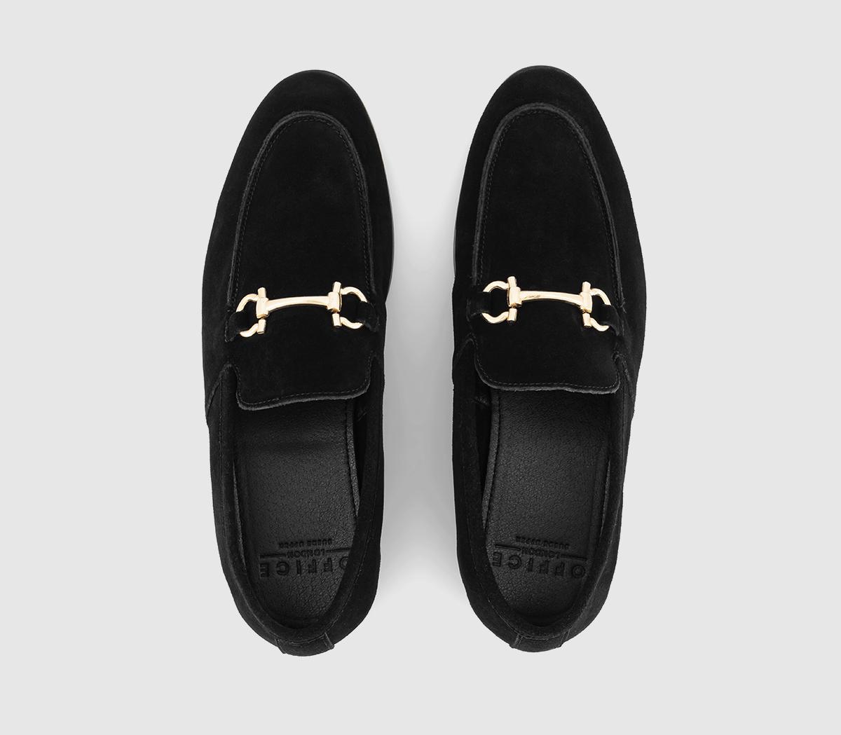 OFFICEMemming 2 Snaffle Loafers OFFICEMemming 2 Snaffle LoafersBlack Suede