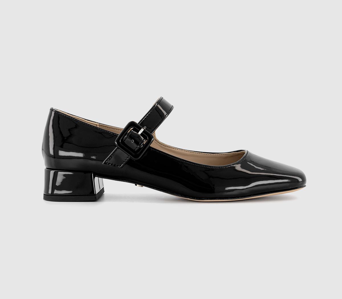 Black patent clearance flat shoes