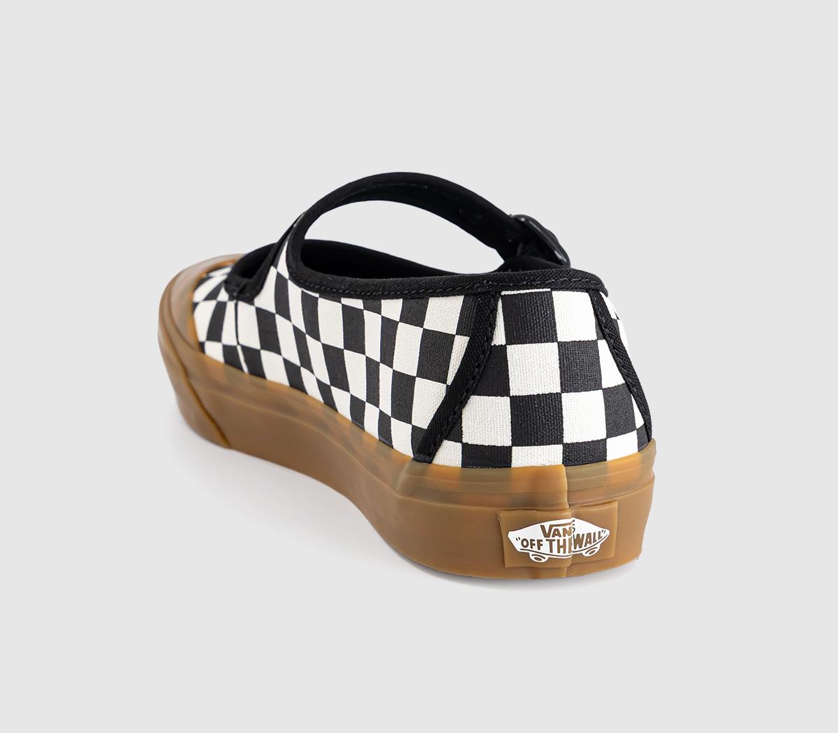 VansMary Jane TrainersCheckerboard Black White