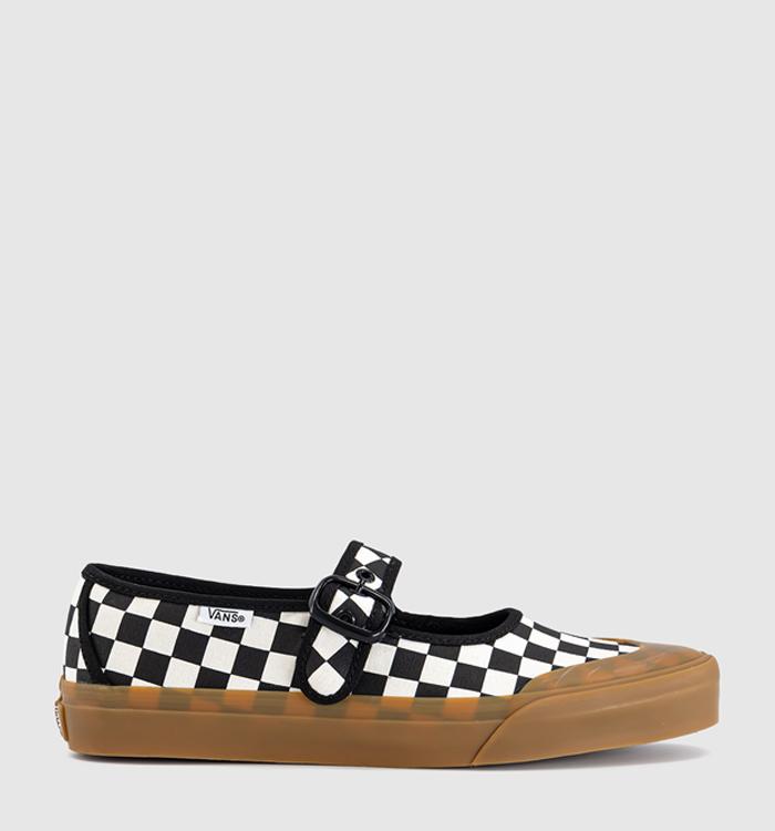 Vans Mary Jane Trainers Checkerboard Black White