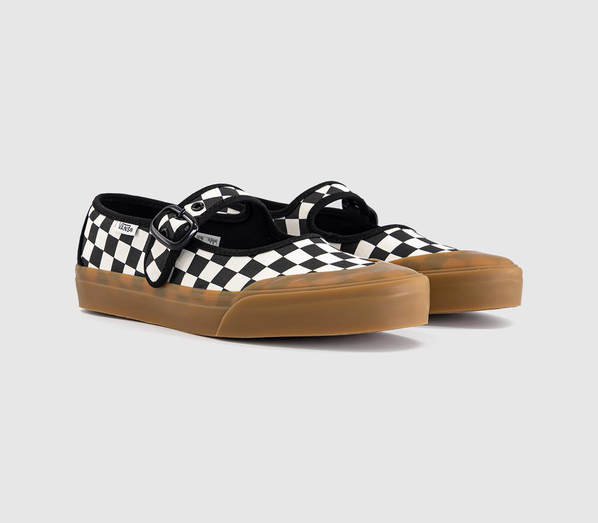 VansMary Jane TrainersCheckerboard Black White