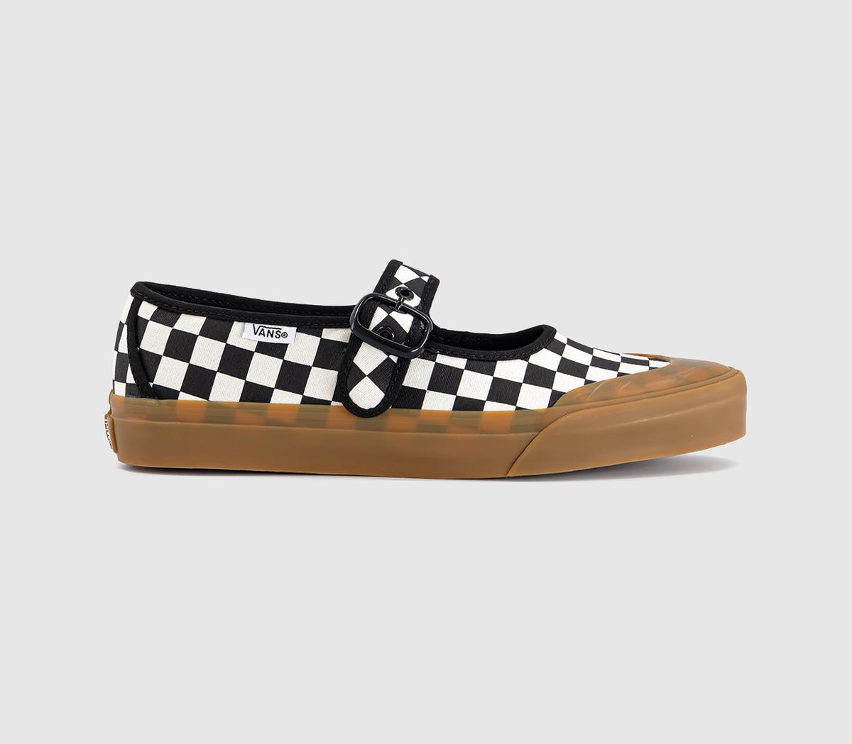 VansMary Jane TrainersCheckerboard Black White