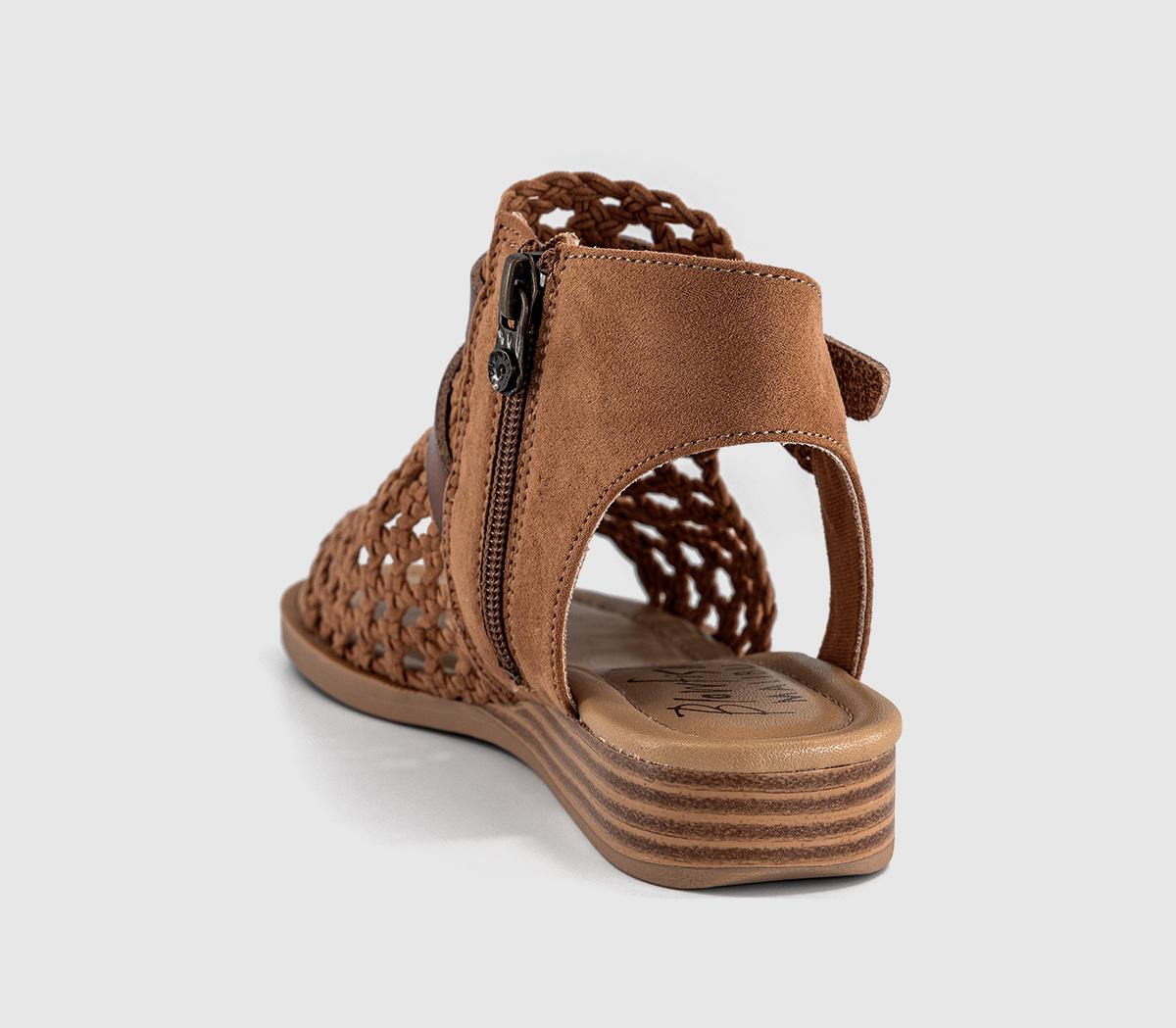 Blowfish MalibuAnuella Raffia SandalsCognac